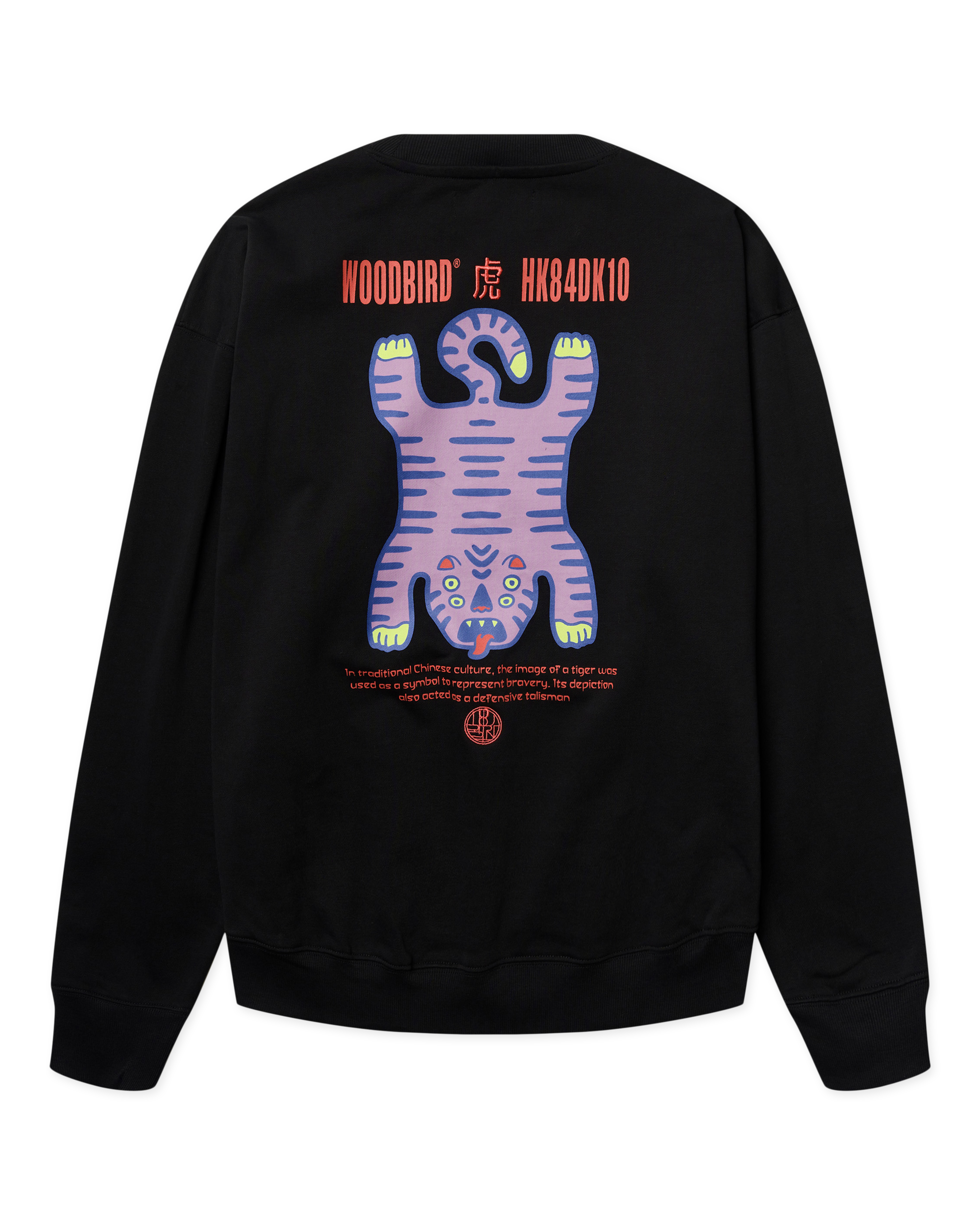WOODBIRD Duke Tiger Crew Black