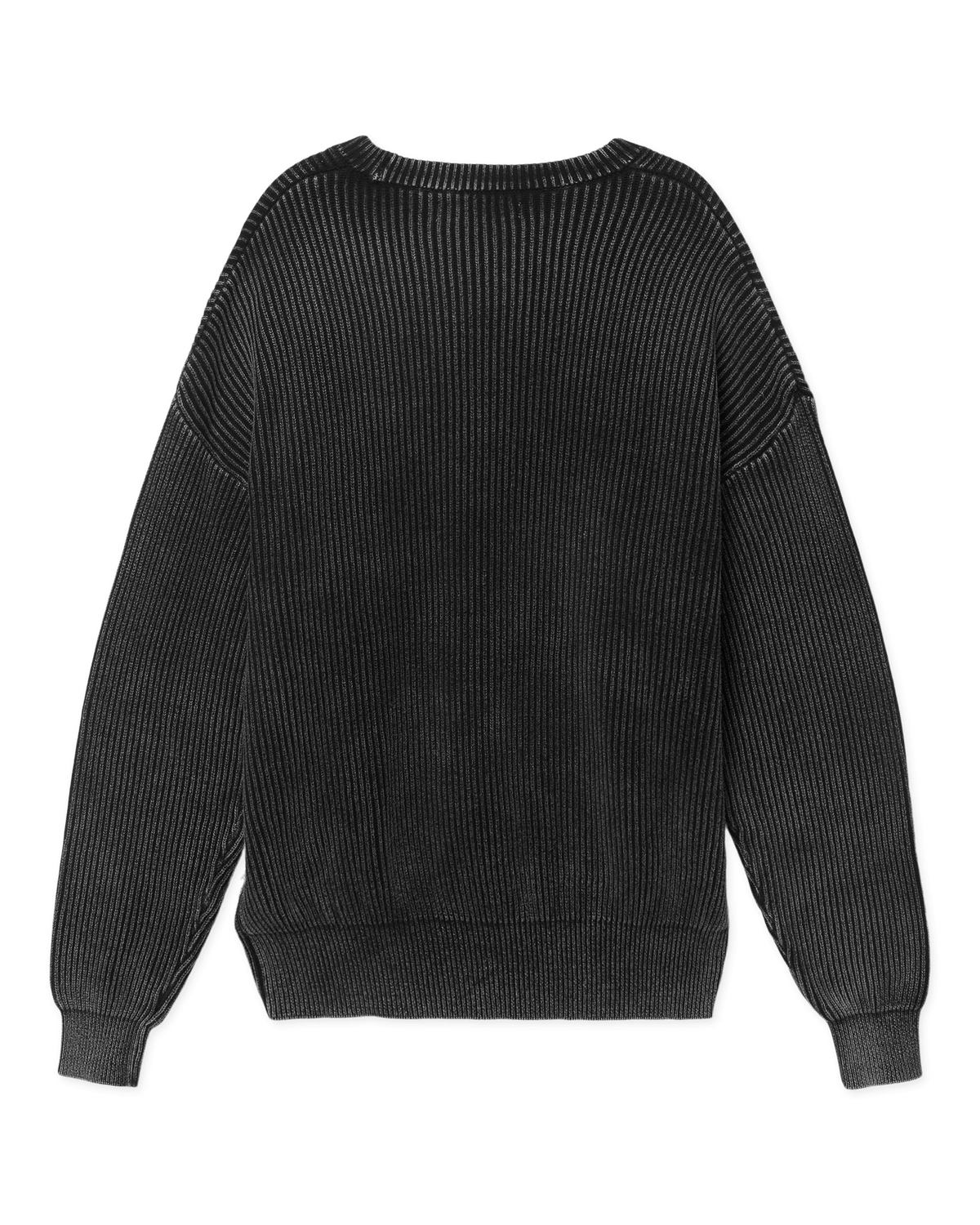 WOODBIRD WBSake Washed Crew Washed Black
