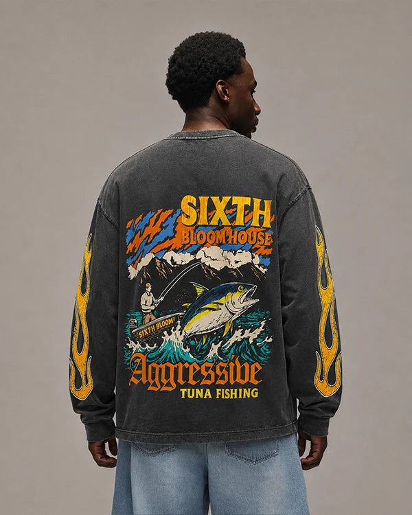 SIXTH BLOOM HOUSE Tuna Longsleeve Black