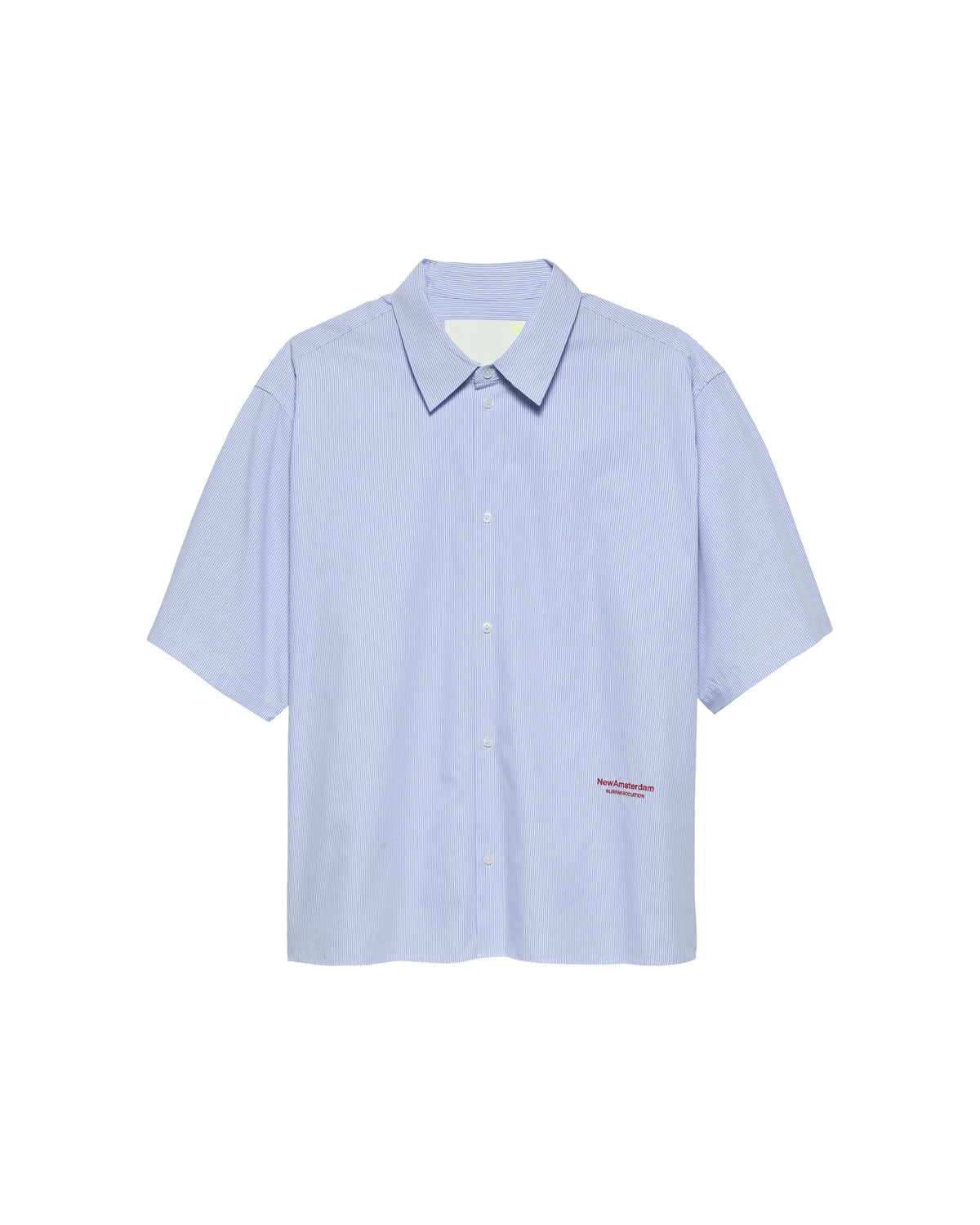 NEW AMSTERDAM SURF ASSOCIATION Beach Shirt Short Sleeve Blue