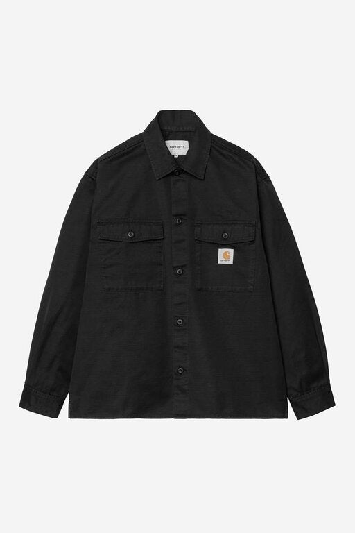 CARHARTT WIP Kelly Shirt Jac Black Rinsed