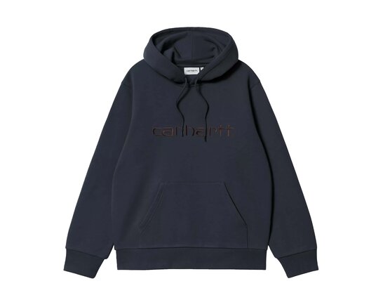 CARHARTT WIP Hooded Sweatshirt Deep Night / Palisander