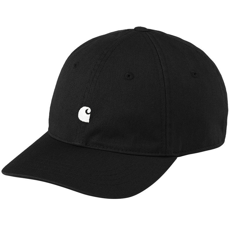 CARHARTT WIP Madison Logo Cap Black White ONE SIZE