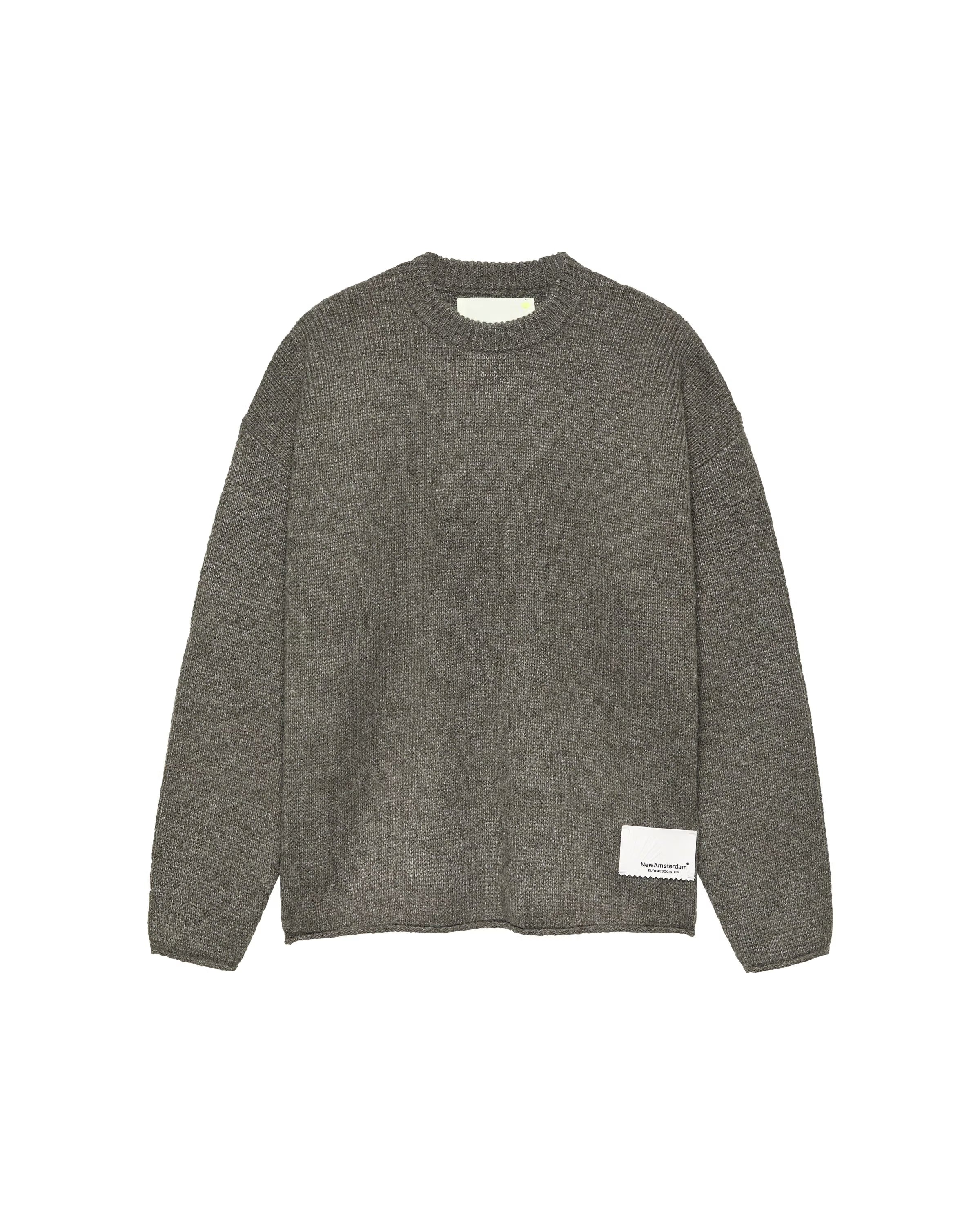 NEW AMSTERDAM SURF ASSOCIATION Tide Knit Grey Melange