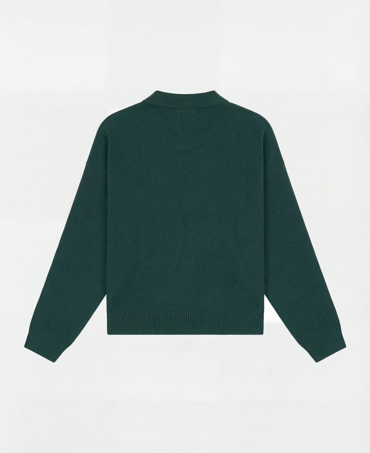 ARBOR ANTWERP Green Flower Polo Knit