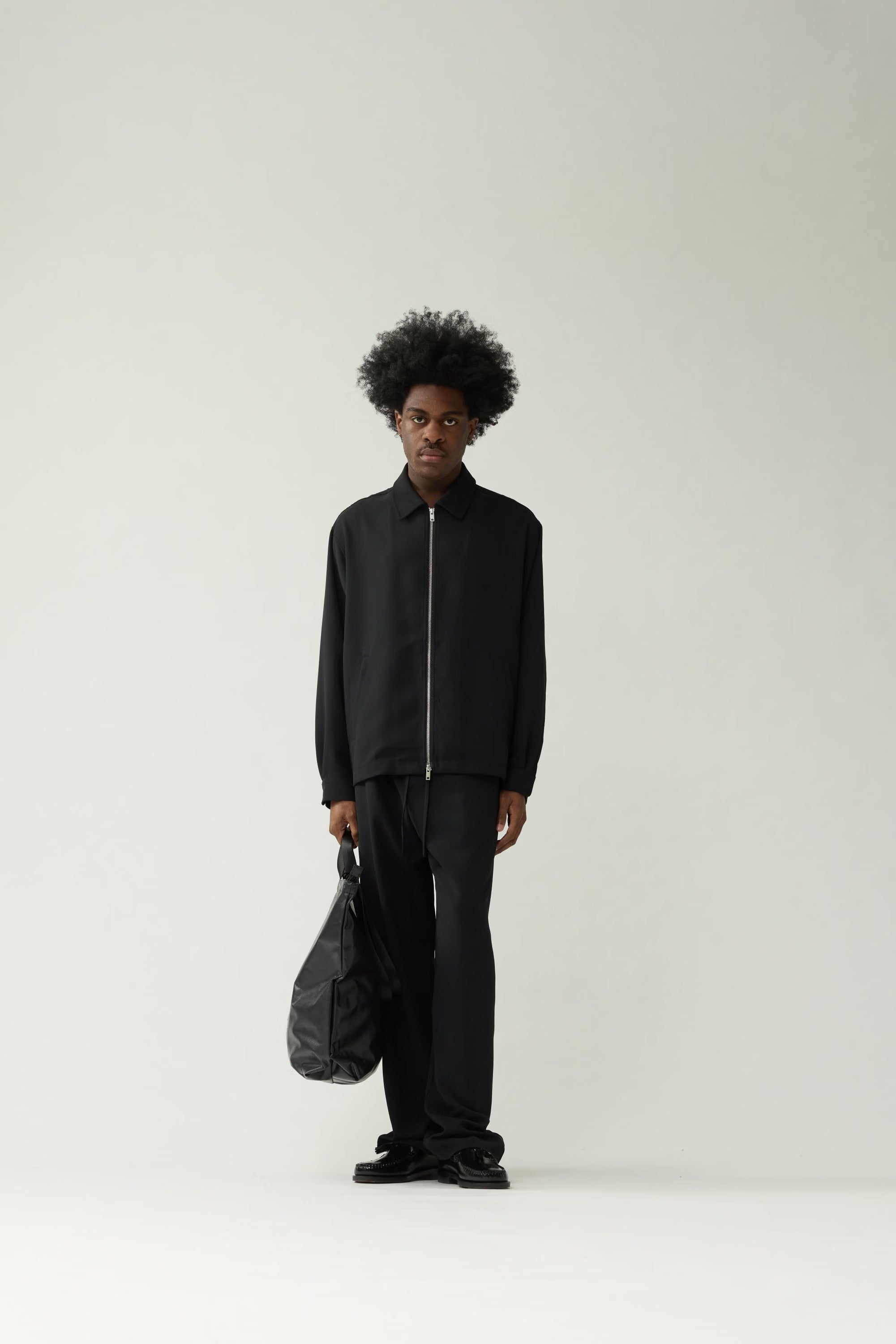 NEW AMSTERDAM SURF ASSOCIATION Zip Up Shirt Black