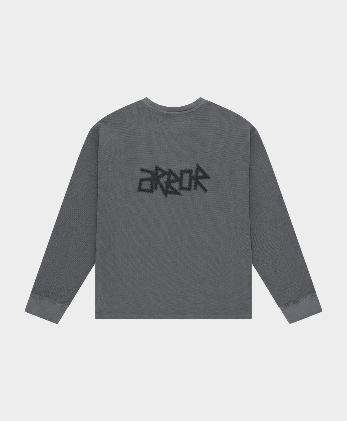 ARBOR ANTWERP Halftone Waffle Crewneck Grey