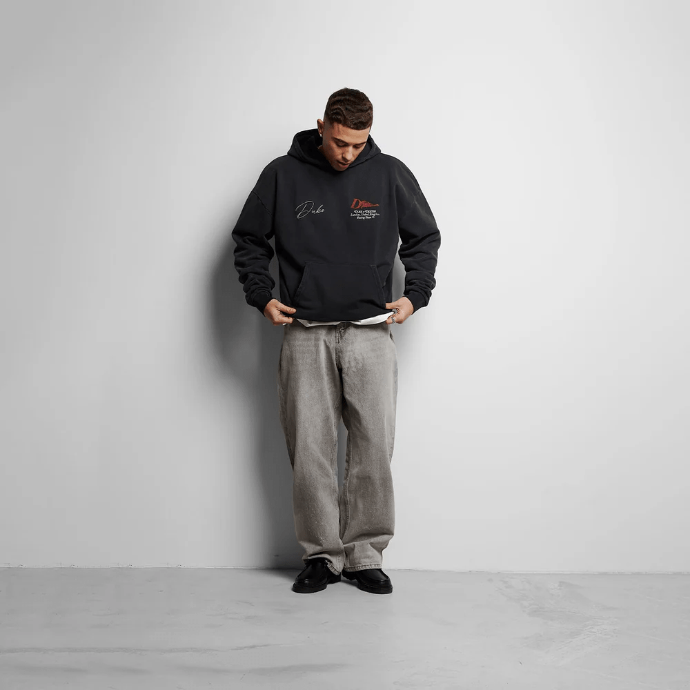 DUKE + DEXTER DR1 Helmet Washed Black Hoodie