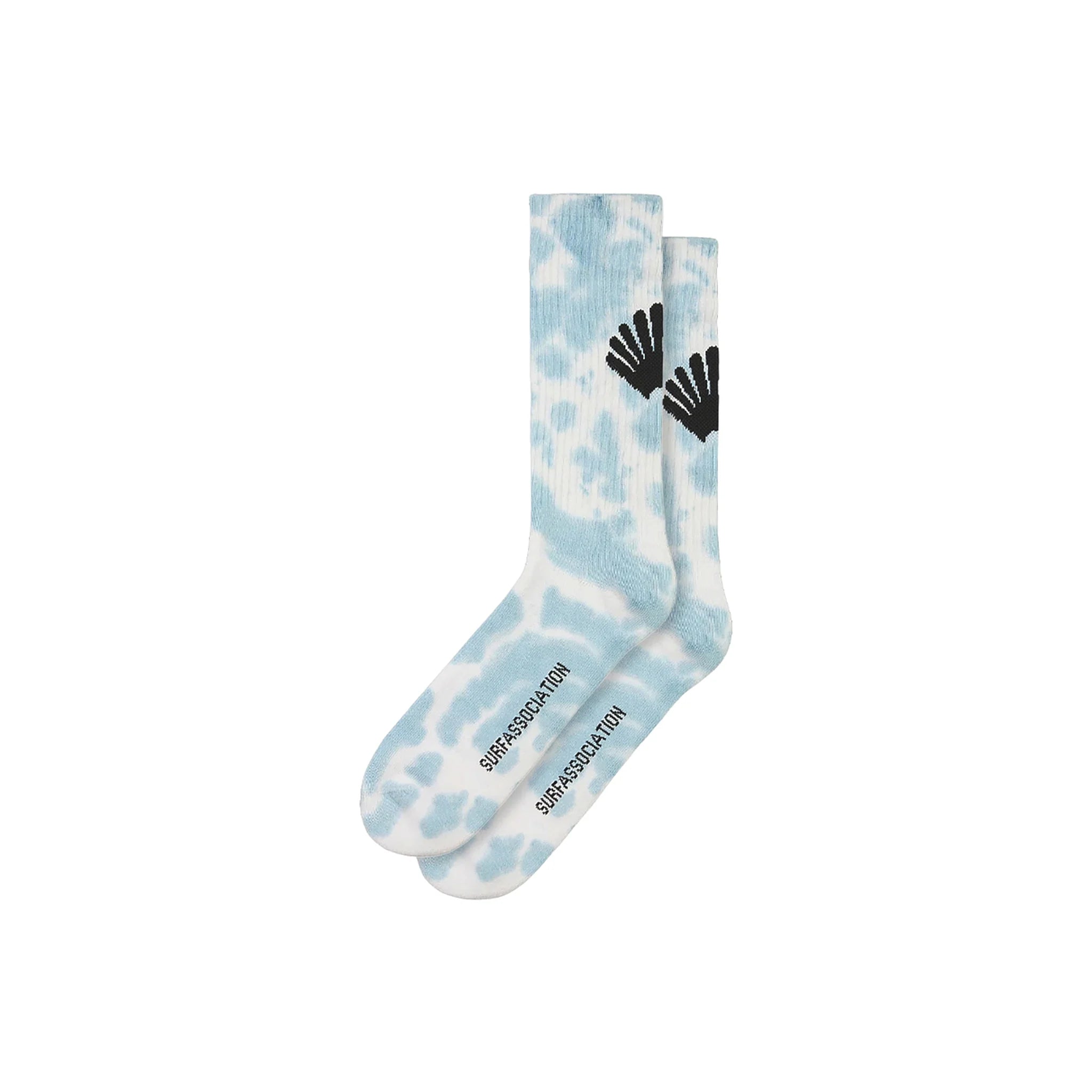 NEW AMSTERDAM SURF ASSOCIATION Tie-Dye Socks Single Light Blue ONE SIZE