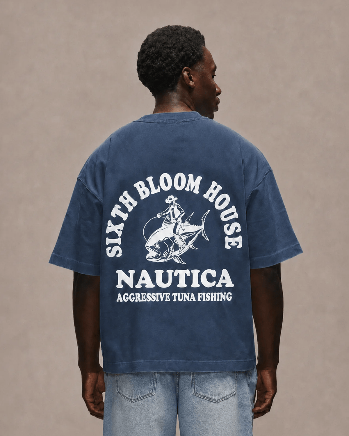 SIXTH BLOOM HOUSE Nautica T-Shirt Navy