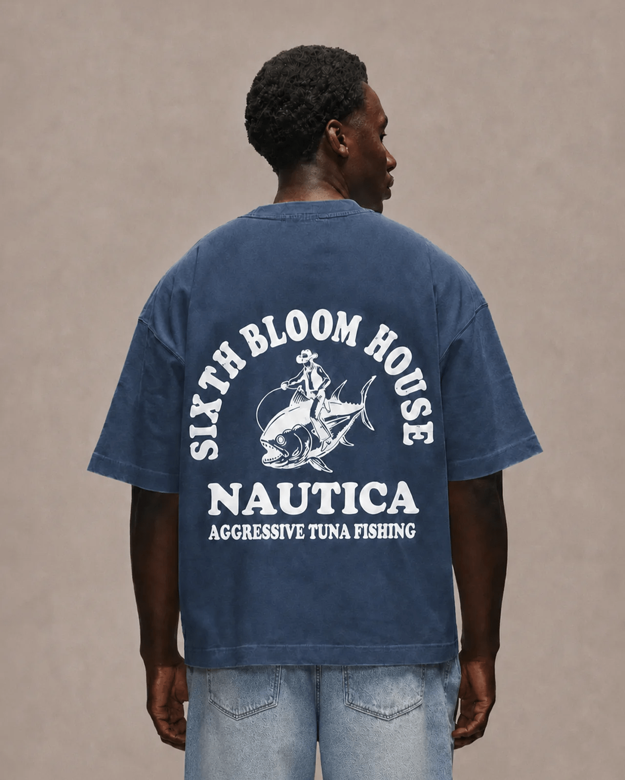 SIXTH BLOOM HOUSE Nautica T-Shirt Navy