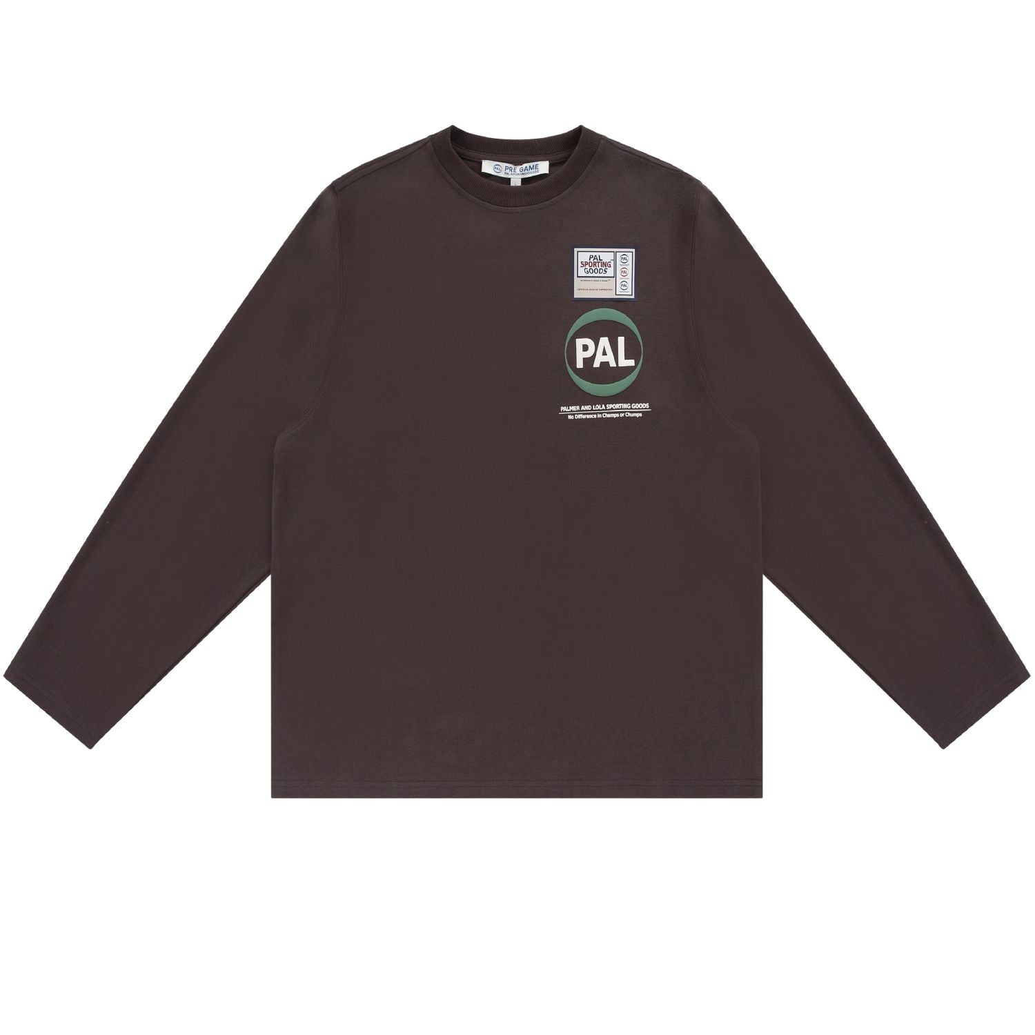 PAL SPORTING GOODS Pre Game Longsleeve Deep Mahogany