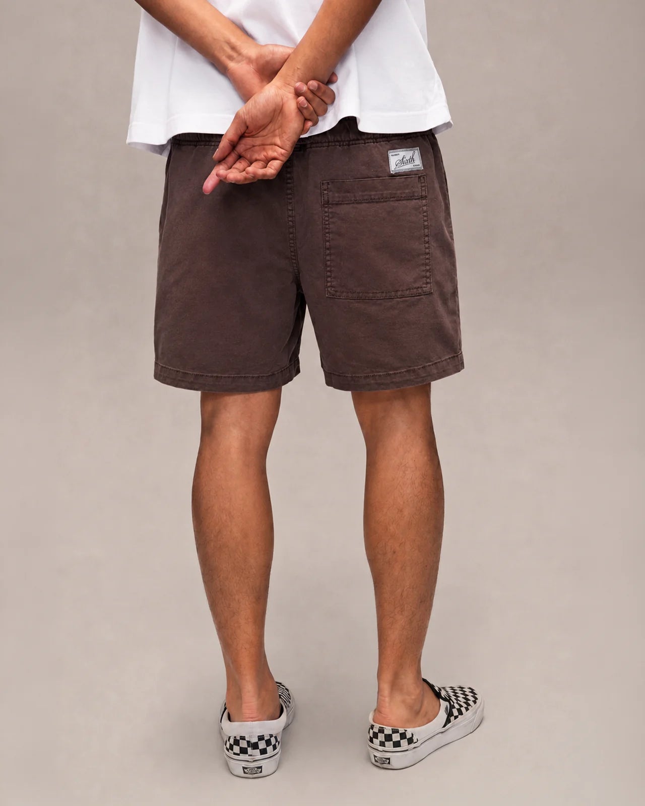 SIXTH BLOOM HOUSE Tencel Shorts Brown