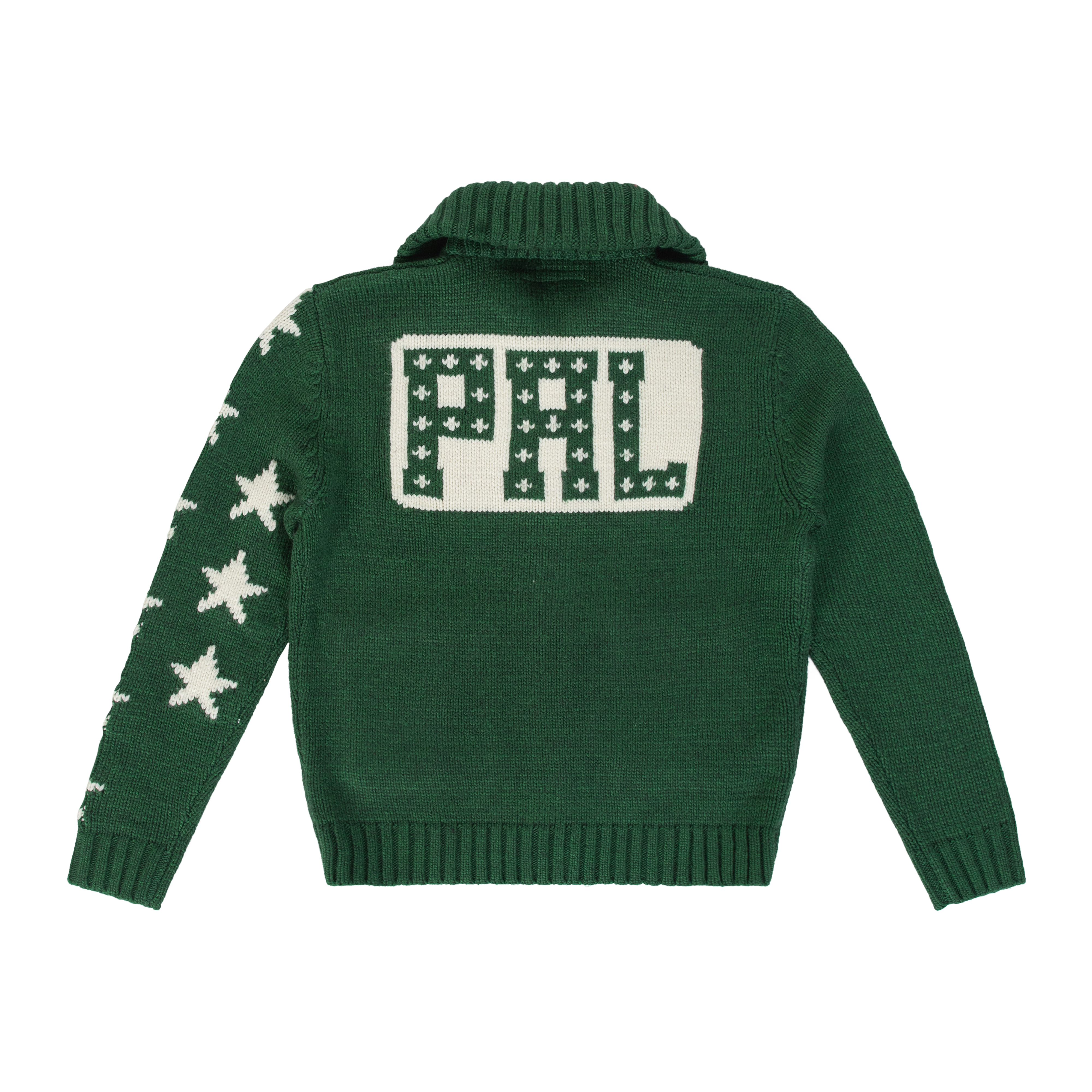 PAL SPORTING GOODS Knievel Full Zip Polo Style Green
