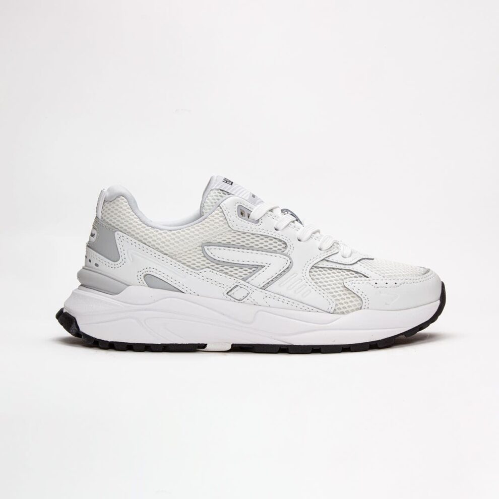 HUB Grid White Mesh Black