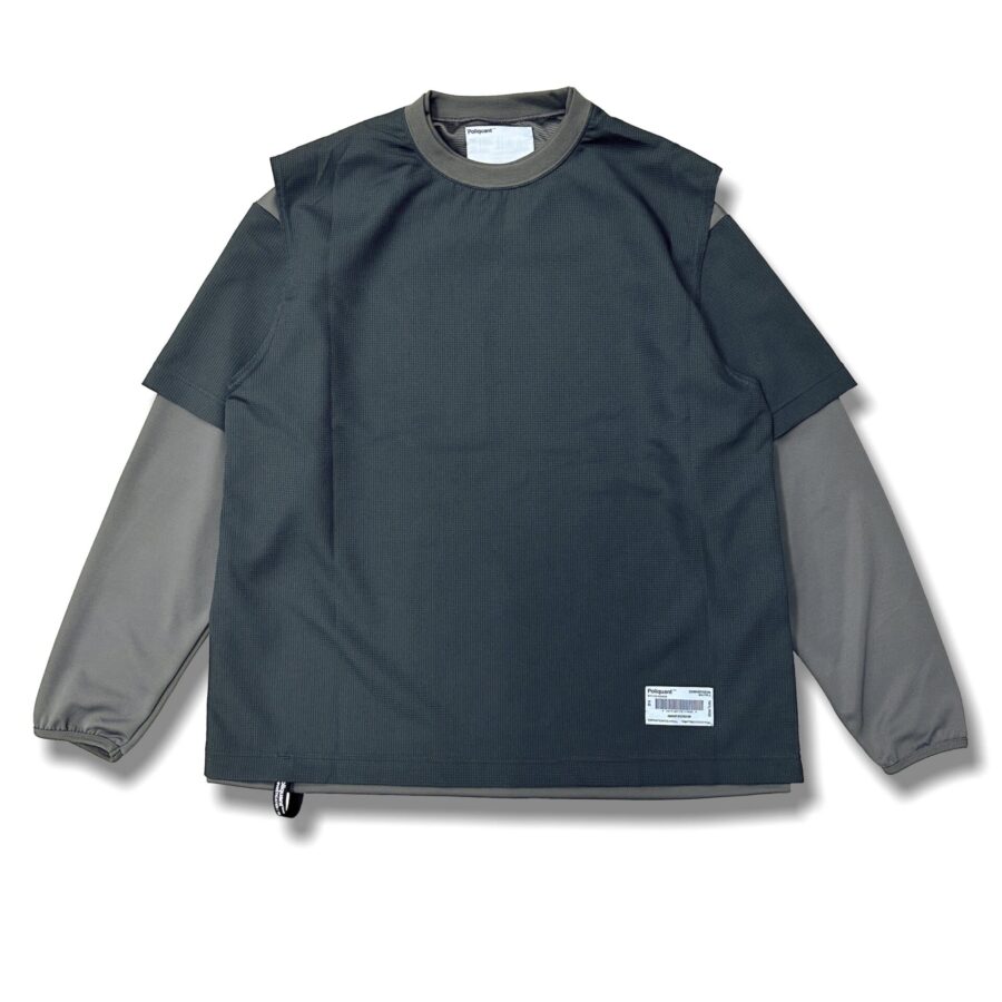 POLIQUANT Funcitonal Layered L/S Tee Grey