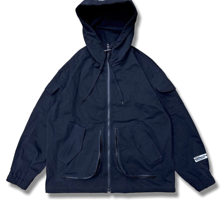 POLIQUANT High Density Hooded Jacket Black