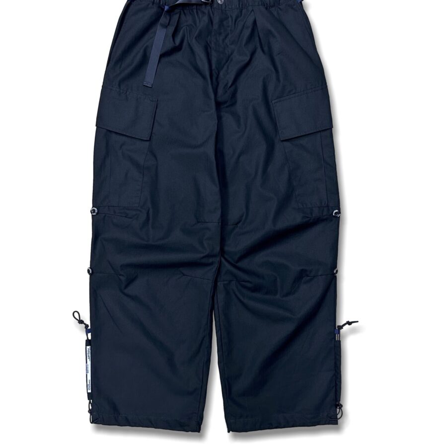 POLIQUANT Changing Length Fatigue Pants Black