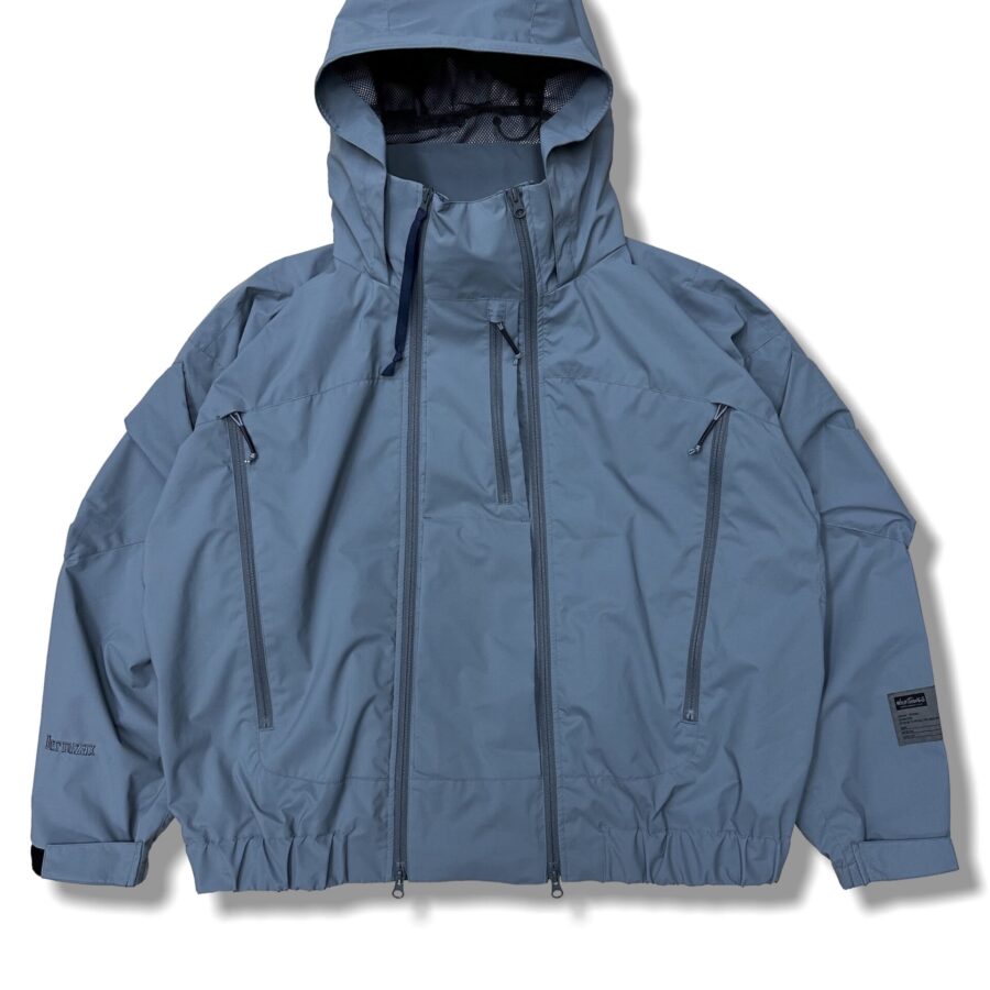 POLIQUANT X WILDHTING Common Uniform Hooded Jacket Grey Green
