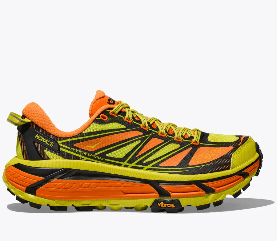 HOKA Mafate Three2 Electric Tangerine Hoka Citrus