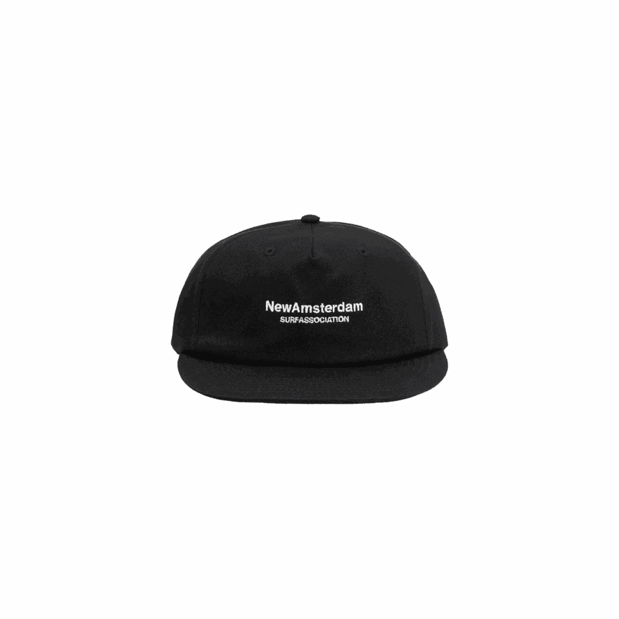 NEW AMSTERDAM SURF ASSOCIATION Name Cap Black