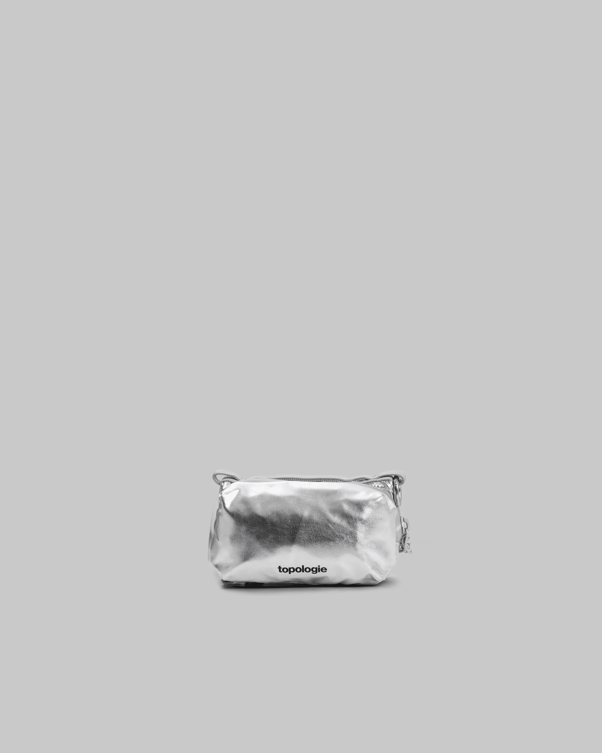 TOPOLOGIE Wares Bags Mini Bottle Sacoche Chrome Metallic