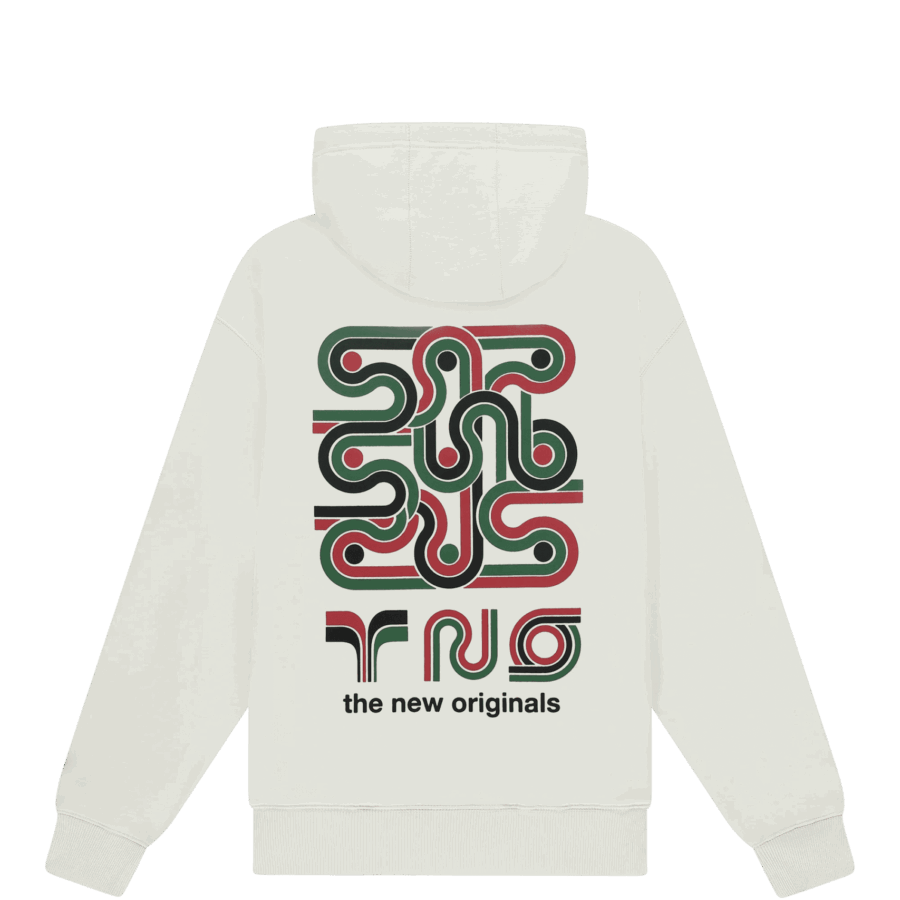 THE NEW ORIGINALS Supergraphic Hoodie White Alyssum/Potting Soil