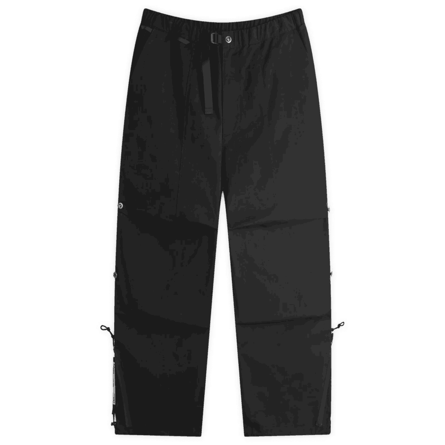POLIQUANT Wide Zip Tucked Pants