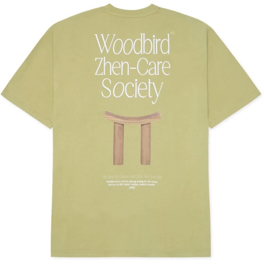 WOODBIRD WBBaine Zhen Tee Sage Green