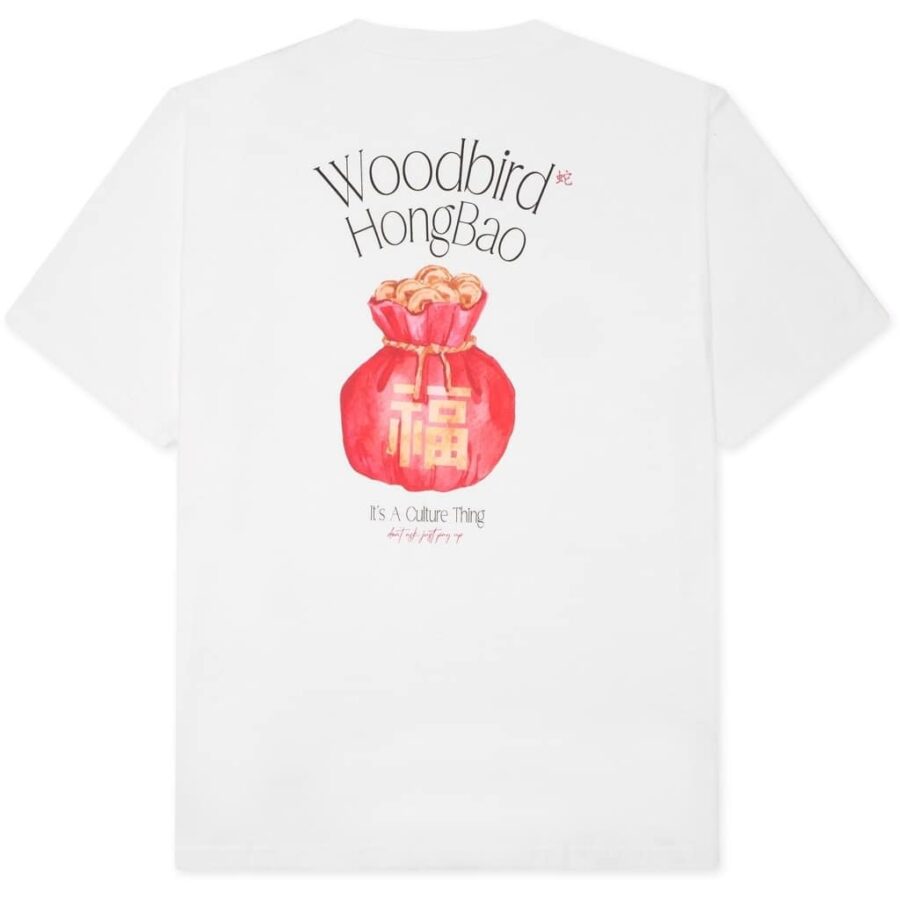 WOODBIRD Baine HongBao Tee Off White