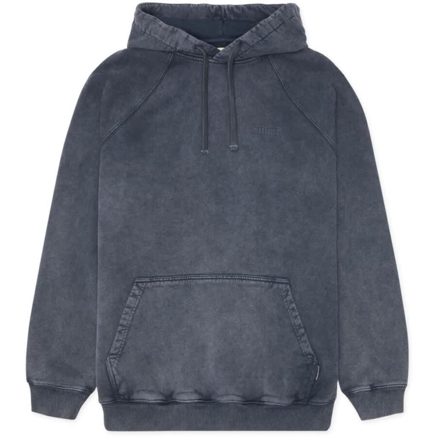 WOODBIRD Paw Washed Hoodie Black
