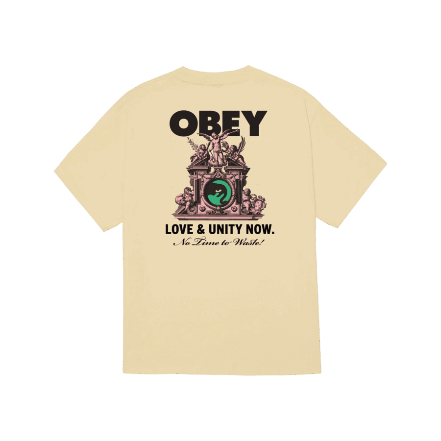OBEY Love & Unity Now Pale Yellow