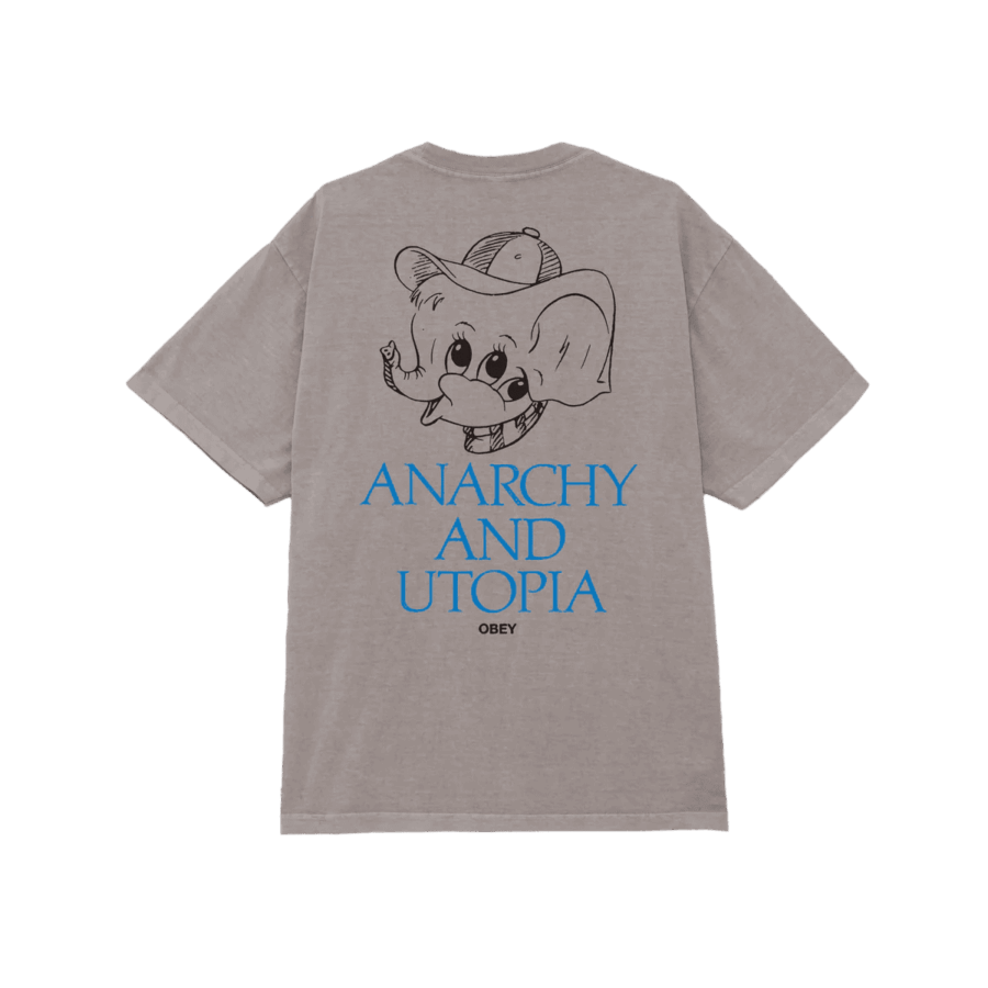 OBEY Anarchy & Utopia Pigment Silver Grey
