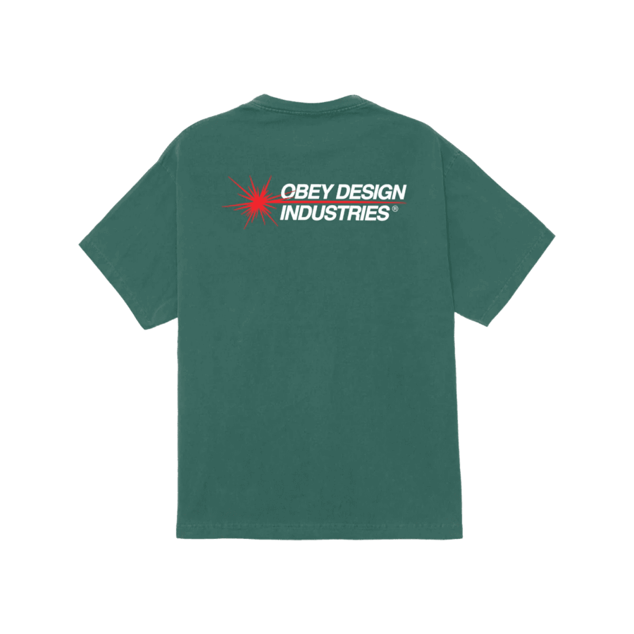 OBEY Design Industries Pigment Tee Rain Forest