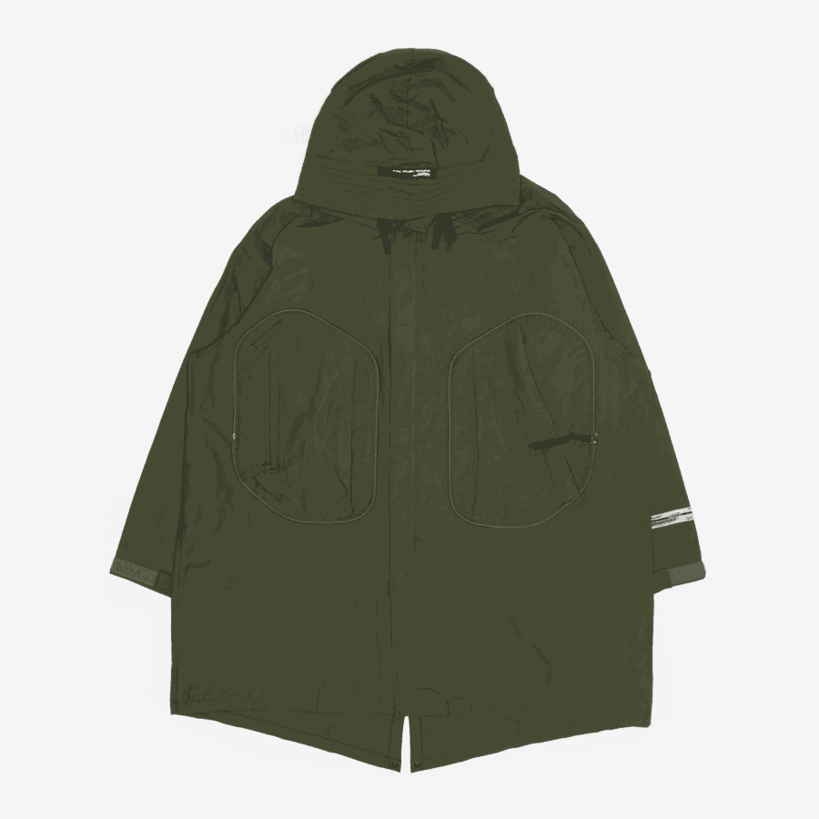 POLIQUANT Hooded Coat Transfoms Bag