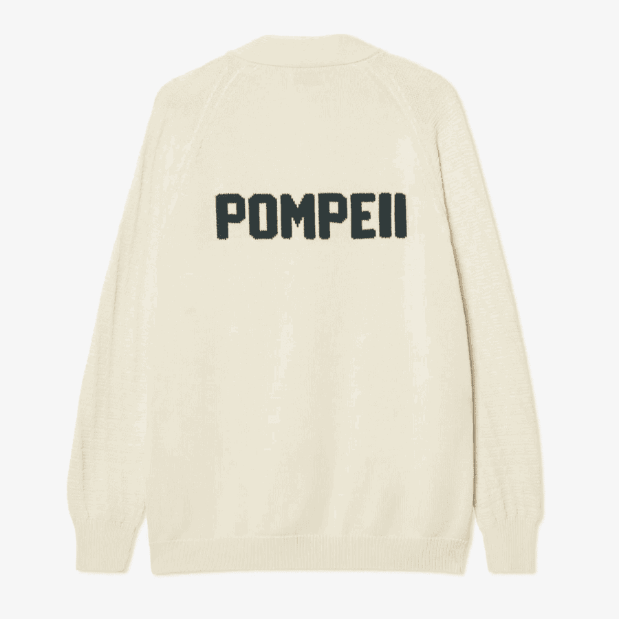 POMPEII Ecru Knit Cardigan