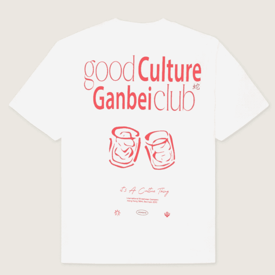 WOODBIRD Baine Ganbei Tee Off White