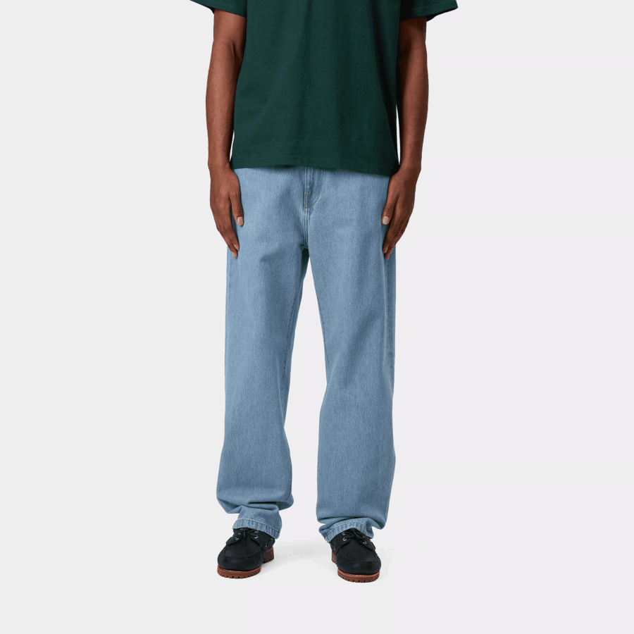 CARHARTT WIP Aaron Pant Blue Stone Bleached