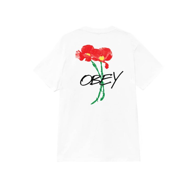 OBEY Poppies White