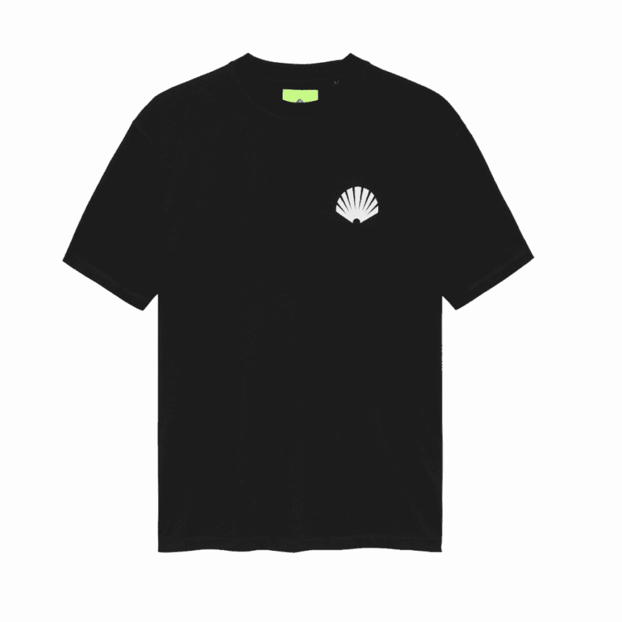 NEW AMSTERDAM SURF ASSOCIATION Logo Tee Black/White