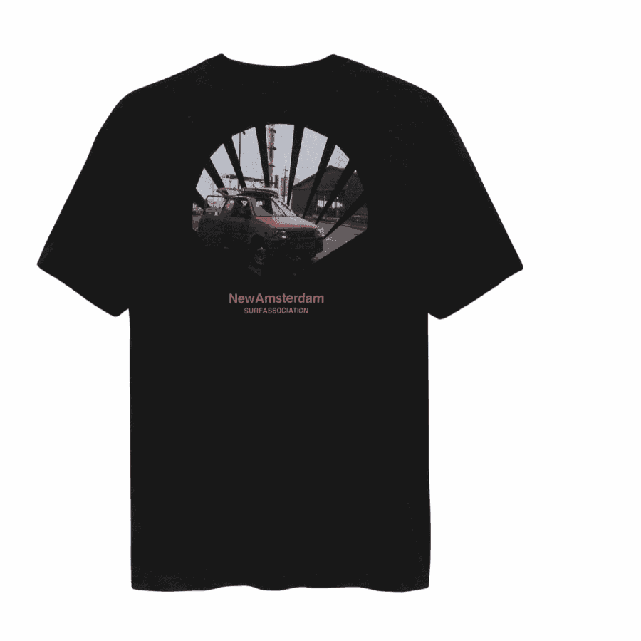 NEW AMSTERDAM SURF ASSOCIATION Road Trip Tee Black