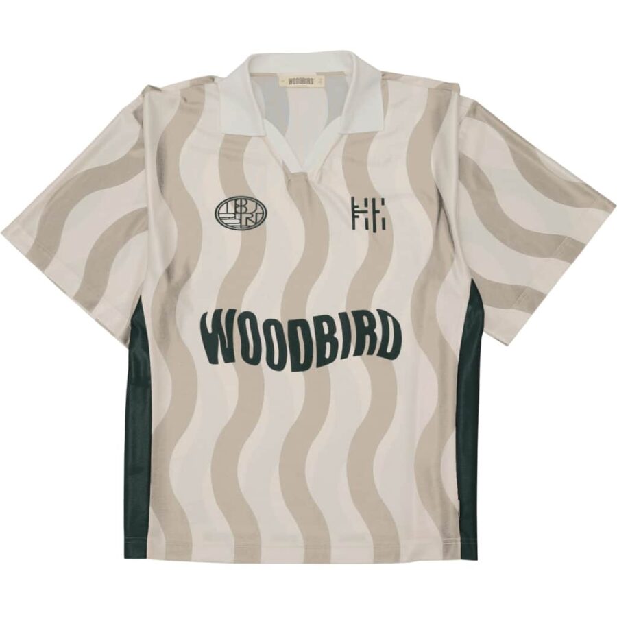 WOODBIRD Kai SS Wave Polo Off White