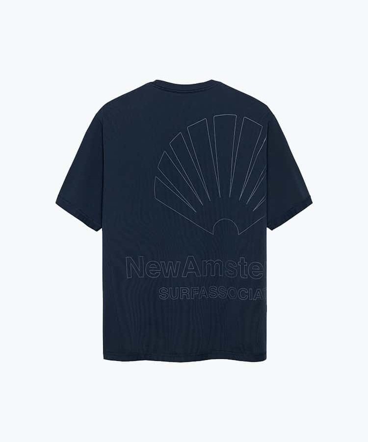 NEW AMSTERDAM SURF ASSOCIATION Big Logo Tee Navy