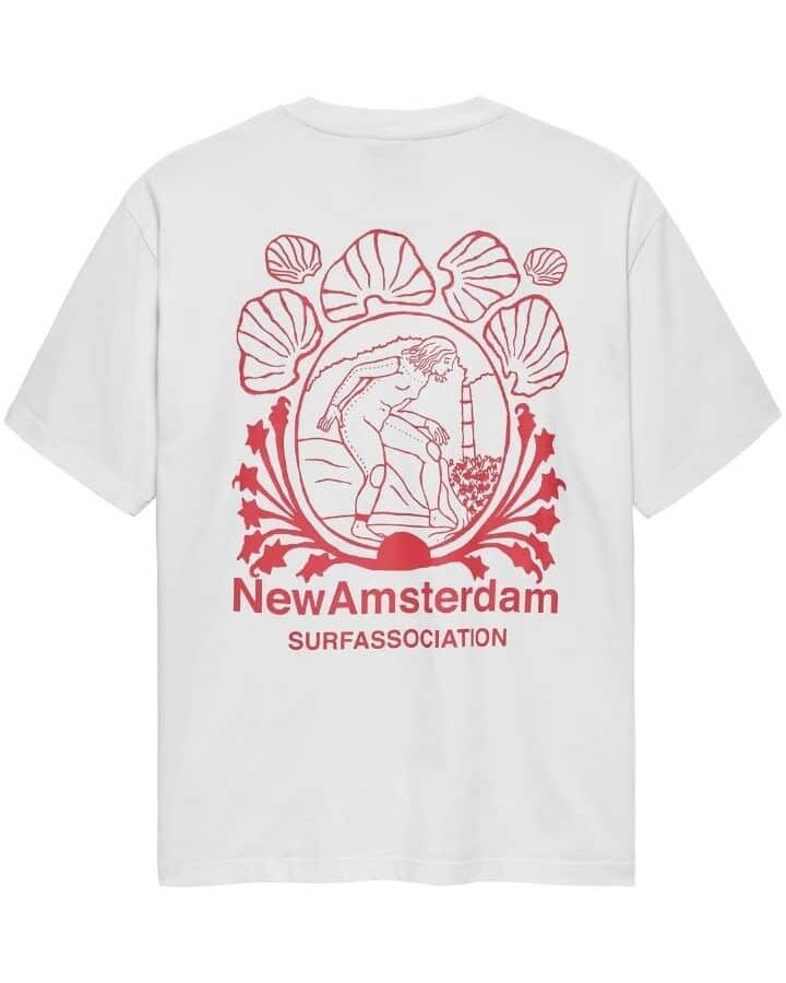 NEW AMSTERDAM SURF ASSOCIATION Lost Surfer Tee White