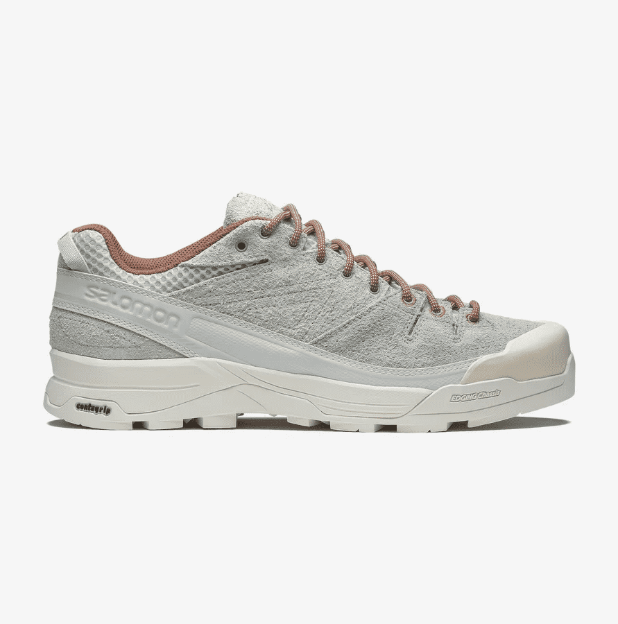 SALOMON X- ALP Suede Ice Flow Quarry Russet