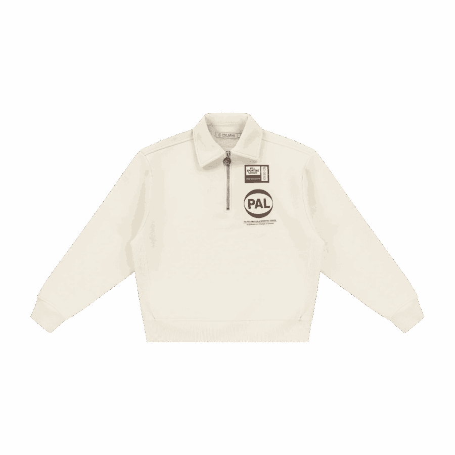 PAL SPORTING GOODS Company Half Zip Marshmallow Sage