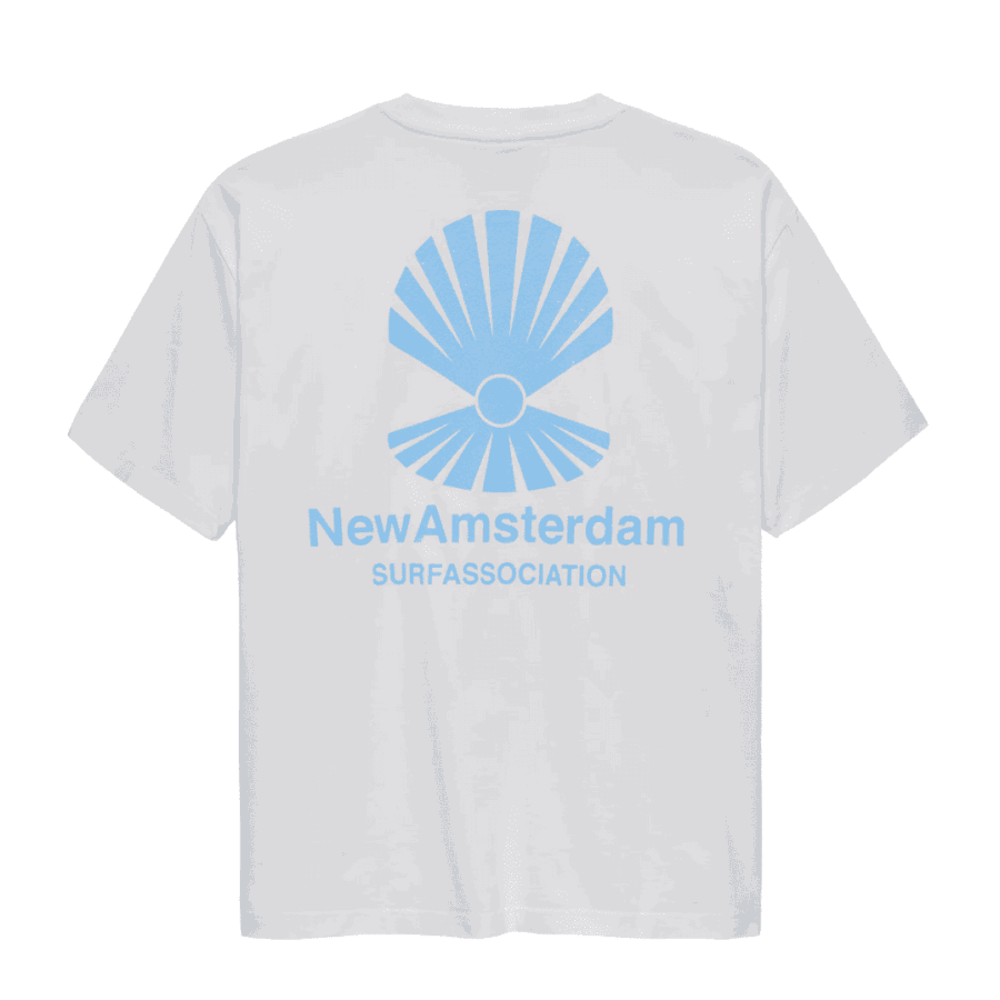 NEW AMSTERDAM SURF ASSOCIATION Oyster Tee White