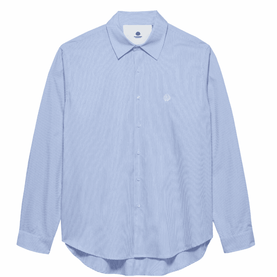 NEW AMSTERDAM SURF ASSOCIATION Beach Shirt Blue/White