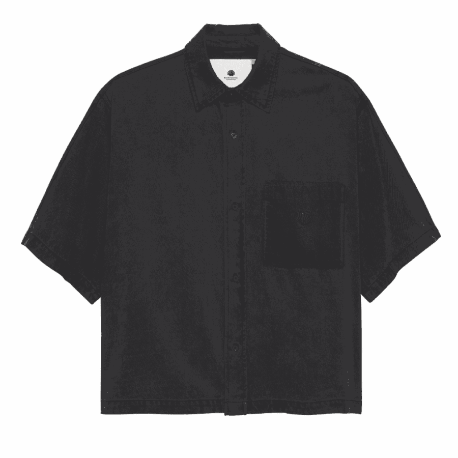 NEW AMSTERDAM NSURF ASSOCIATION Denim Shirt Black