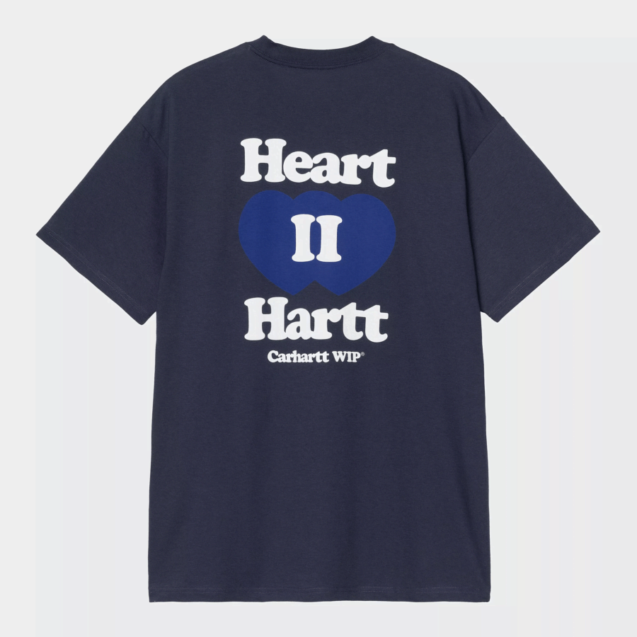 CARHARTT WIP Heart II Hartt T-Shirt Blue